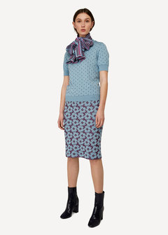 Oleana Shirt 348 KF blauw