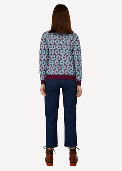 Oleana Cardigan 351 KF blauw