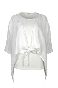 Blueberry Italia linnen jasje wit 9027