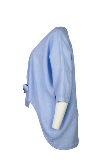 Blueberry Italia linnen jasje sky 9027