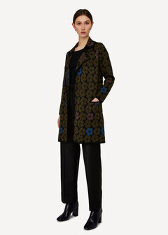 Oleana Long Cardigan 358 P olive