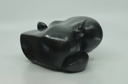 Stenen beeld uniek, Hippo, Stabben Masakara, Tengenenge