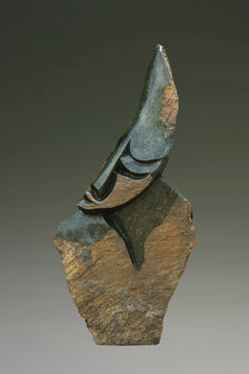 Stenen tuinbeeld uniek, Desperate waiting abstract