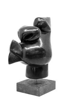 Stenen beeld tuin hoofd 1 persoon. Stenen van mens en persoon. man of vrouw van steen voor bruiloft of zilveren en gouden viere