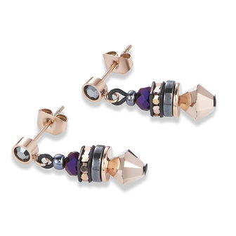 Coeur de Lion Oorbellen 4978/ /0800 Purple