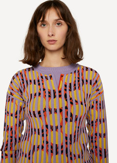 Oleana Cardigan 502 CE Violet citrus 