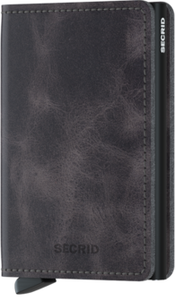 Secrid Slimwallet S Vintage Grey Black portemonnee