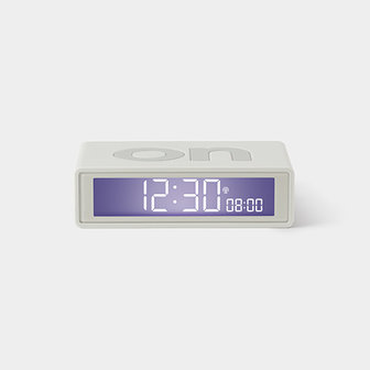 LEXON Flip Clock RCC Rubber Wit LR150W9