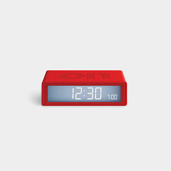 LEXON Flip Travel Clock Rood LR151R9