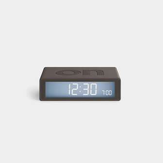 LEXON Flip Travel Clock Grijs LR151G9