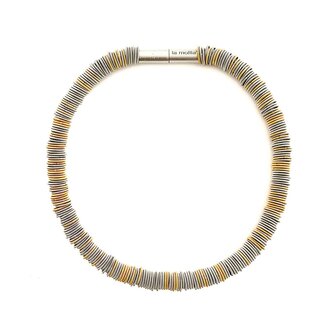 La Molla Collier N 1 OR ketting stalen veren 14061