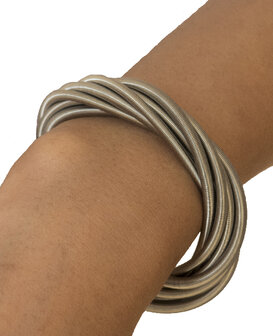 La Molla Armband Twist metalen veren roestvast staal armband 140870 