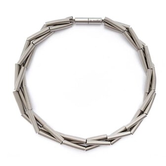 La Molla Collier Tem metalen veren ketting 140540