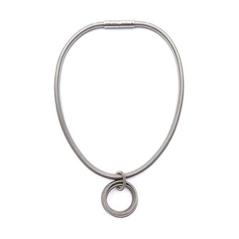 La Molla Collier Sense lange ketting metalen veren roestvrij staal 140463