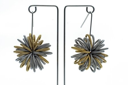 La Molla Oorbellen N 1 OR metalen oorbellen veren 140622