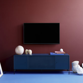 Montana TV meubel kast design Denemarken hangend en staand.