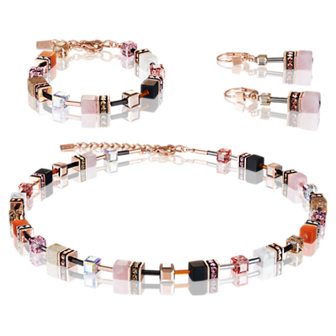 Coeur de Lion Ketting 4905/ /0227 Peach-Rose