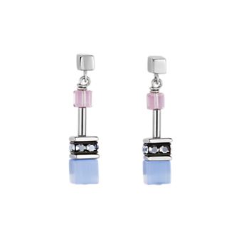 Coeur de Lion Oorbellen 2839/ /0719 Blue-Rosa