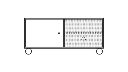Montana TV meubel, model 03 (SL12/SL12P) TV kast campagne ladekast/opbergkast Prijsvoorbeeld van&nbsp;&euro; 1215,00 voor &amp;