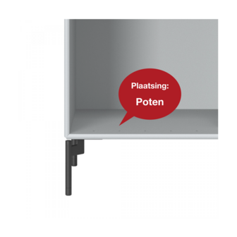 Montana TV meubel kast design Denemarken hangend en staand.