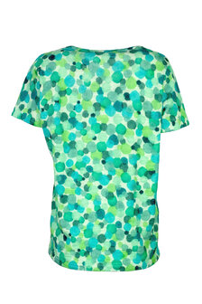 Mansted kleding Bubbles shirt blauw aqua