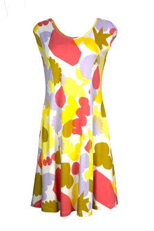 Mansted jurk kleding Minnie geel rose 