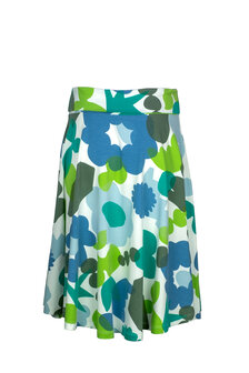 Mansted kleding Mimosa rok blauw groen