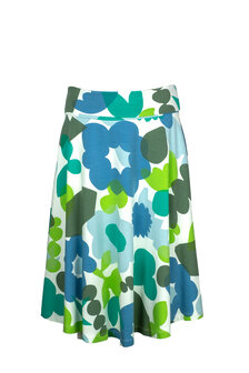 Mansted kleding Mimosa rok blauw groen