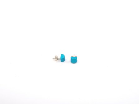 Otracosa sieraden turquoise oorbellen. Blauwe turquoise oorbellen sieraden