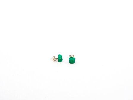 Otracosa sieraden groene oorbellen. Donkergroene oorbellen sieraden