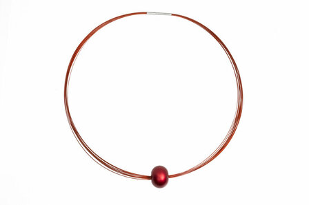 Otracosa sieraden rood ketting. Rode ketting sieraden