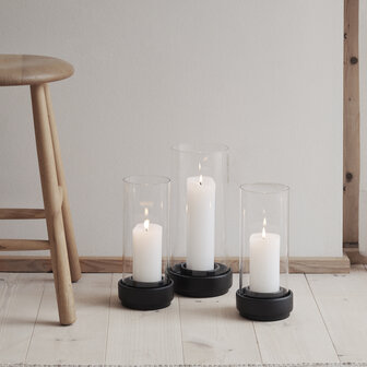 Stelton windlicht Hurricane klein 24,5 cm hoog