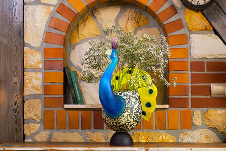 Glasstudio Borowski Peacock Lime green