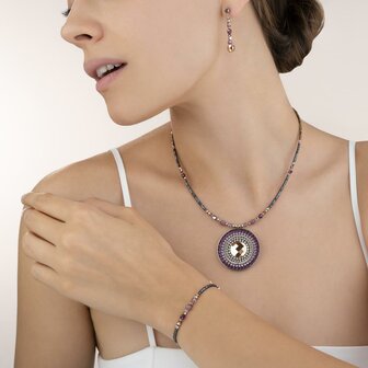 Coeur de Lion Ketting 5035/ /0824 Amethyst