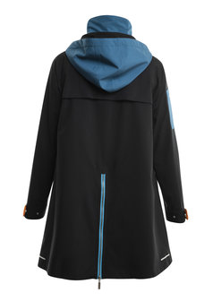 Blaest regenjas model Copenhagen zwart multiBlaest regenjas model Copenhagen zwart multi