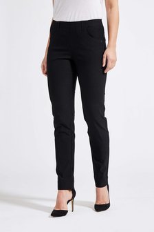Laurie broek, model Kelly regular katoen zwart 29714-99970