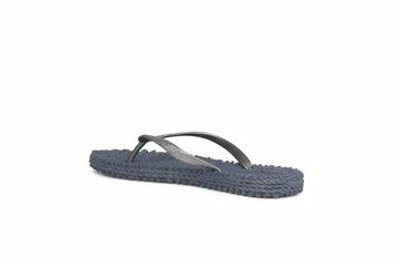 Ilse Jacobsen teenslipper met glitter Grijs