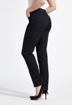 Laurie broek, model Charlotte Regular basis katoen zwart 25411-99100