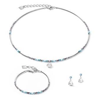 Coeur de Lion Armband 5032/ /2000 Aqua