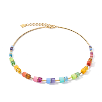 Coeur de Lion Ketting 5020/ /1535 Multicolour Rainbow-Gold