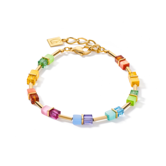 Coeur de Lion Armband 5020/ /1535 Multicolor Rainbow-Gold