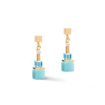 Coeur de Lion Oorbellen 5020/ /1535 Multicolor Rainbow-Gold