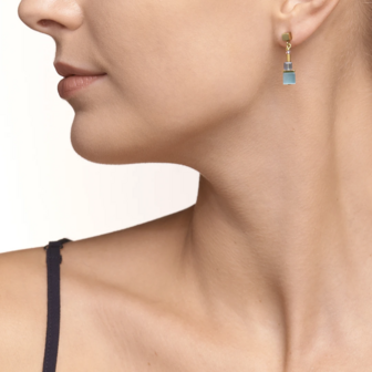 Coeur de Lion Oorbellen 5020/ /1535 Multicolor Rainbow-Gold