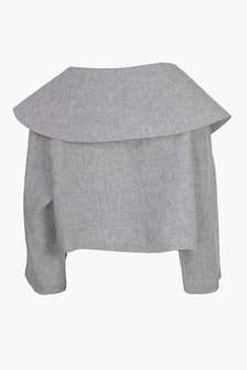 Ralston kleding, jasje Lidia linnen grijs