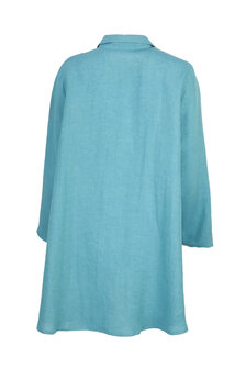 Ralston kleding, blouse Wally linnen turquoise