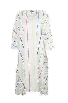 Ralston kleding, Jurk Siria wit multi