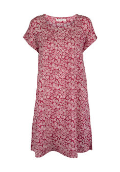 Two Danes kleding, jurk Raja rood