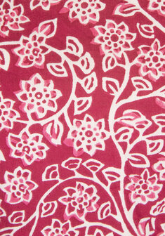 Two Danes kleding, jurk Raja rood