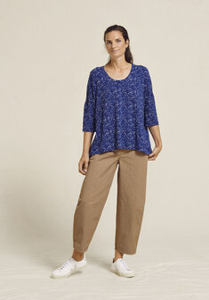 Two Danes kleding, shirt Beda blauw