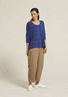 Two Danes kleding, shirt Beda blauw